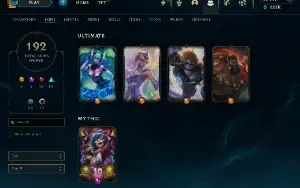 Conta Lol Full Acesso - Lvl 327 - 192 Skins - Todos Campeões