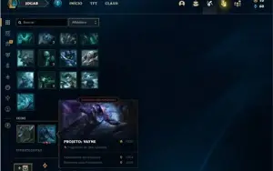Conta ferro 1 com 78 Champs e 51 Skins + 110 Espolios