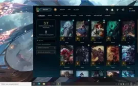 Conta Unranked nível 34 com várias skins boas + Conta bônus