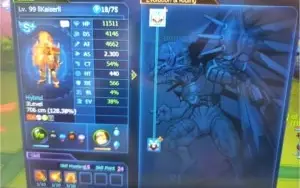 Conta Lvl 99 MUITO FORTE (Susanoomon / Alphamon Lvl 99)