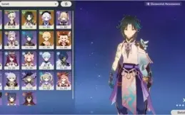 AR52 Xiao + Primordial Jade+ Qiqi + Klee + Keqing + 18 4*
