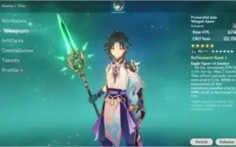 AR52 Xiao + Primordial Jade+ Qiqi + Klee + Keqing + 18 4*