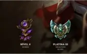 Conta LoL Plat 3/Todos os campeões/126 skins/ lvl 100