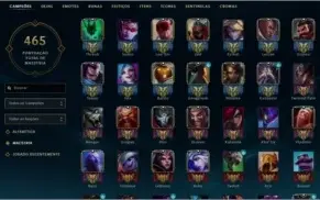 Conta LoL Plat 3/Todos os campeões/126 skins/ lvl 100