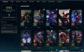 Conta league of legends season3 somente venda