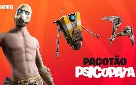 Pacotão Psicopata - Fortnite ( necessita conta epic games )