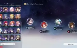 Honkai Star Rail AR 70 / Phainon + Herta e Outros 5✯