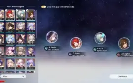 Honkai Star Rail AR 70 / Phainon + Herta e Outros 5✯