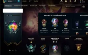Conta plat 2 com TODOS os champs e 105 skins  MAIN ADC / MID