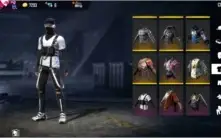 Conta de FF LV 51 gemada com várias skins itens passes