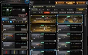 Conta Crossfire Personagem vip armas vip , armas de mn