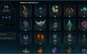 LEAGUE OF LEGENDS-300 SKINS-TODOS HERÓIS- PLAT 1 SOLO E TFT.