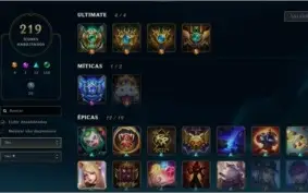 Conta league of legends master (challenger s7)