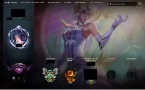 Conta league of legends master (challenger s7)