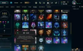 Conta lvl 118 3k de RP + 103 skins (Elo esmeralda 4)