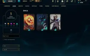 Ferro 2 com 21 Champs e 3 Skins +1 Fragmento