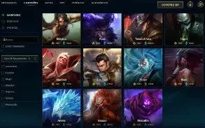 Ferro 2 com 100 Champs e 83 Skins + 2 Prestigios Kayn e Zyra