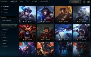 Ferro 2 com 100 Champs e 83 Skins + 2 Prestigios Kayn e Zyra