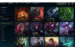 Ferro 2 com 100 Champs e 83 Skins + 2 Prestigios Kayn e Zyra