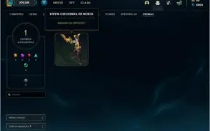 Conta prata 3 com 14 skins e 34 champs