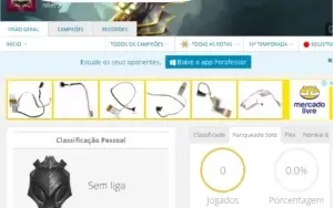 Conta lvl 33 Unranked