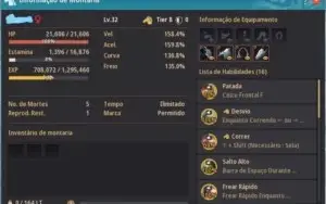 Conta black desert 280/330 Kutum