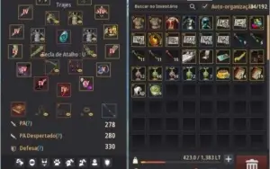 Conta black desert 280/330 Kutum