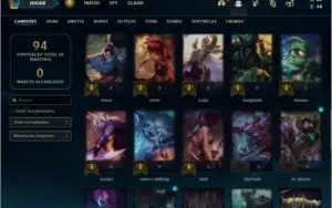 CONTA LVL 30 INATIVA 46 CHAMPIONS