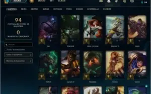 CONTA LVL 30 INATIVA 46 CHAMPIONS