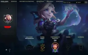 62 Skins, Unranked, 45 Essências Mitícas - Conta Lol (Entreg