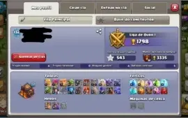 Conta clash of clans cv10 e Conta clash royale desafiante II