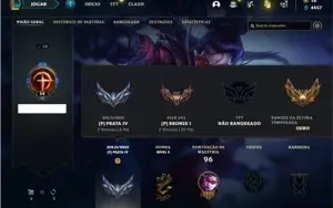 Conta prata 4 com 42 Champs e 16 Skins