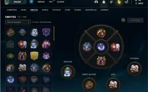 Conta prata 4 com 42 Champs e 16 Skins