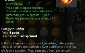 Dofus , abisal , purpura , ocre , nebuloso , turquesa