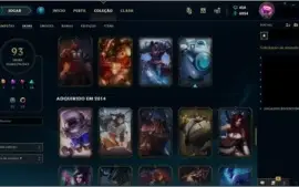 Vendo conta de LoL Diamante 5