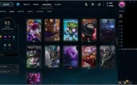 Vendo conta de LoL Diamante 5