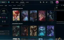 Vendo conta de LoL Diamante 5