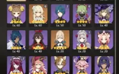 GENSHIN IMPACT - AR51, 11T5⭐Ayato + Bis, Cyno C3 + Bis + var