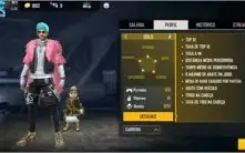 Conta free fire gemado