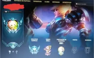 CONTA PLATINA 3/ 154 SKINS E 3 ULTIMATES 90 CHAMPS