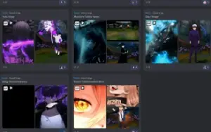 servidor com mod de skin de anime pagas vazadas: gojo, toji+