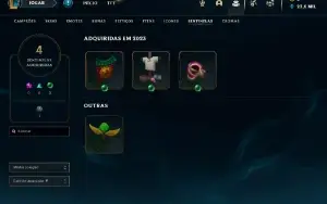 Conta Lol Diamante 4 - Sem Email Verificado