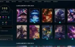 conta de league of legends