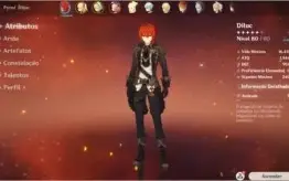 AR48 Diluc(C1, Mona, Zhongli(C1, Childe, Lança De Jade★5 E+