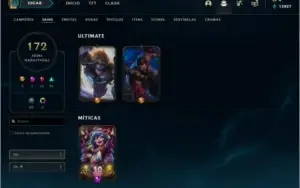 Conta de LOL e Valorant