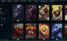CONTA VALORANT COM VANDAL SUBLIME/FACA + 41 SKINS DE LOL
