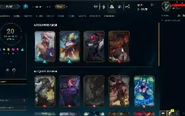 Conta valorant e lol com muitas skins
