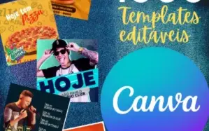 + 1000 Templates Canva Editaveis - O Mais Completo E Atual