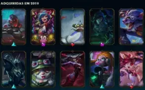 Conta de LOL nivel 225, 143 Skins