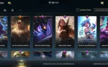 Conta EX Challenger 80+ skins e todos bonecos.